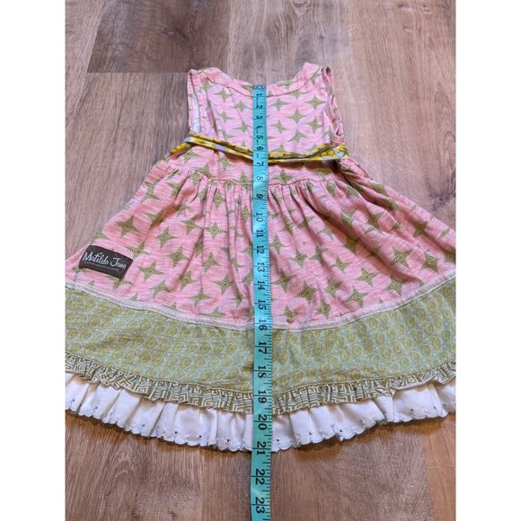 Matilda Jane‎ Serendipity Joanna Wrap Dress Sleeveless Ruffle Size 4 - Picture 7 of 7